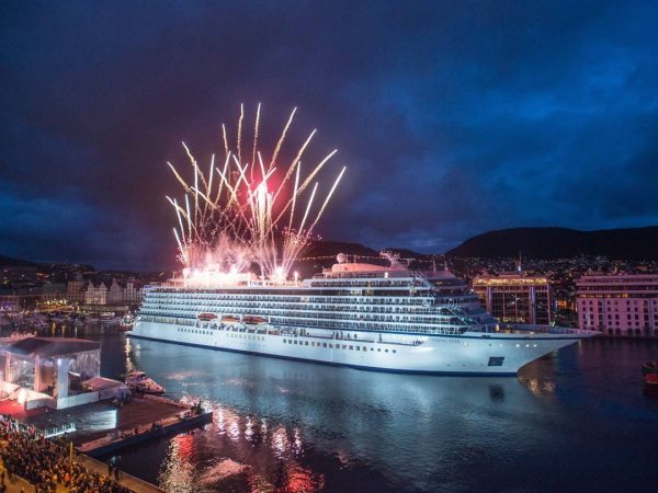 Viking Star Christened in Homeport of Bergen, Norway