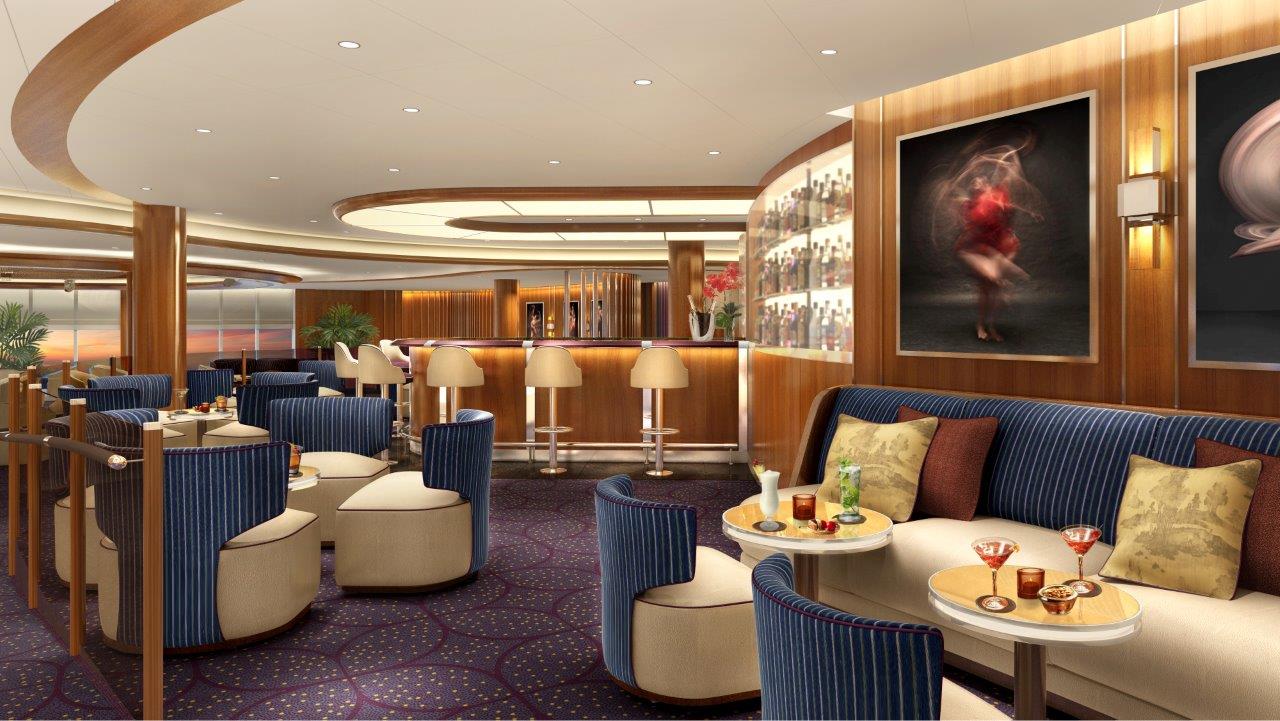 Seabourn Reveals Iconic New Club Lounge on Seabourn Encore