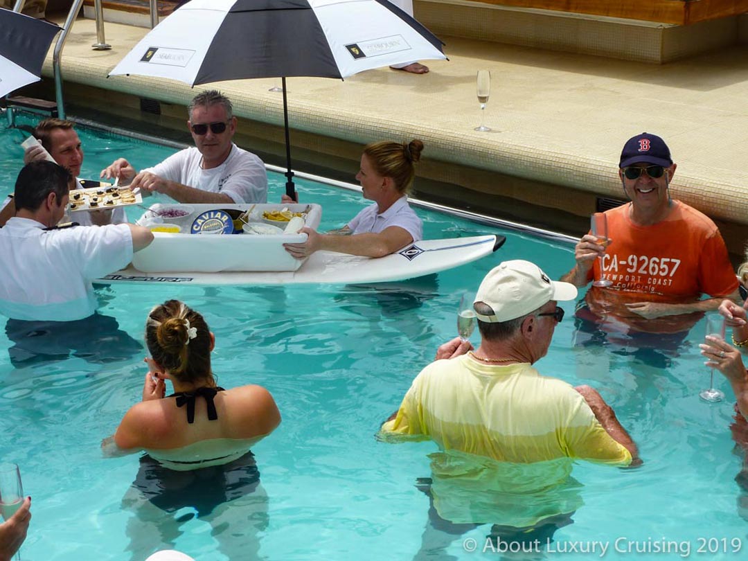 Caviar in The Surf – a Seabourn Signature Dish