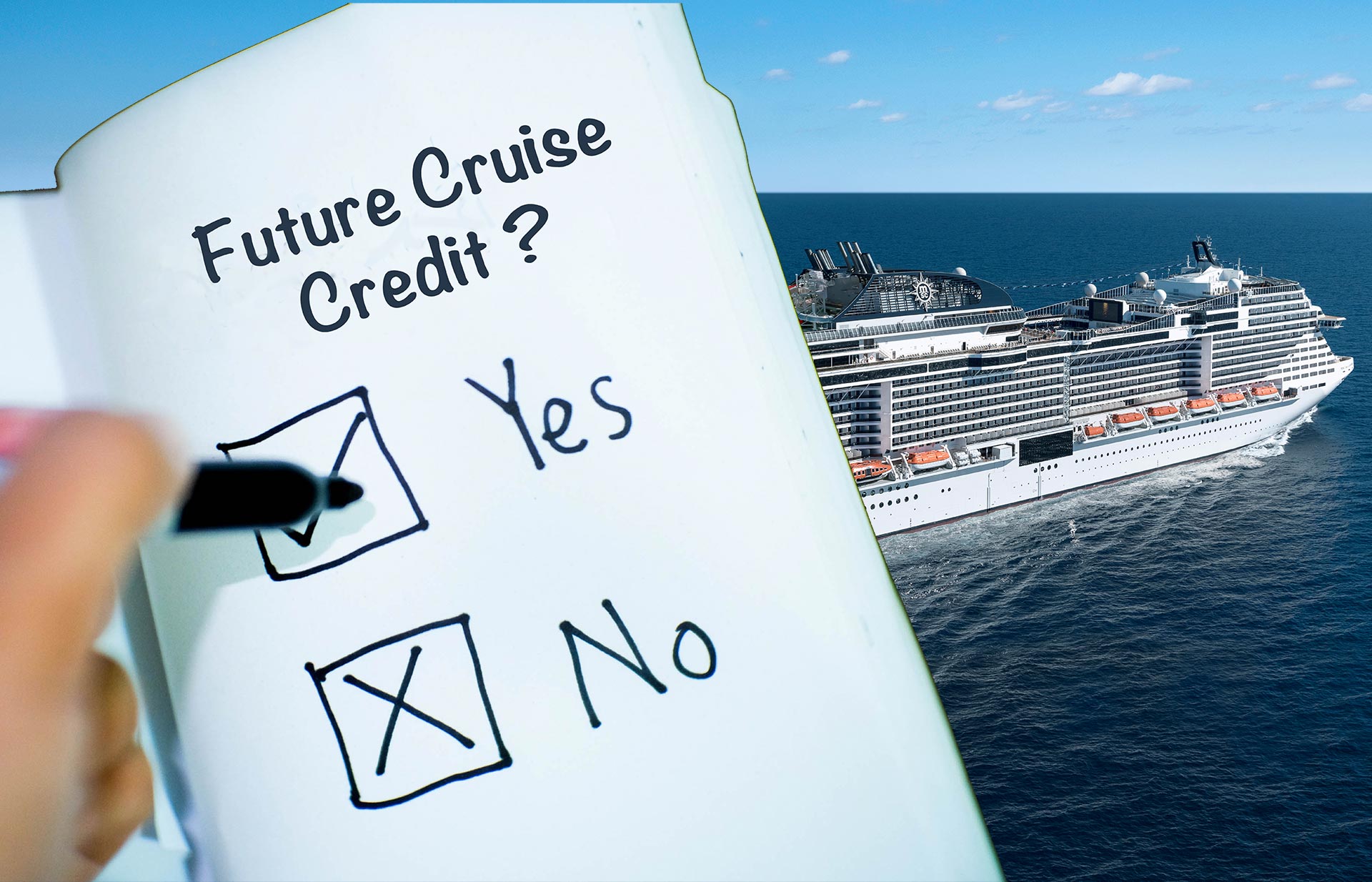 future cruise credit or refund