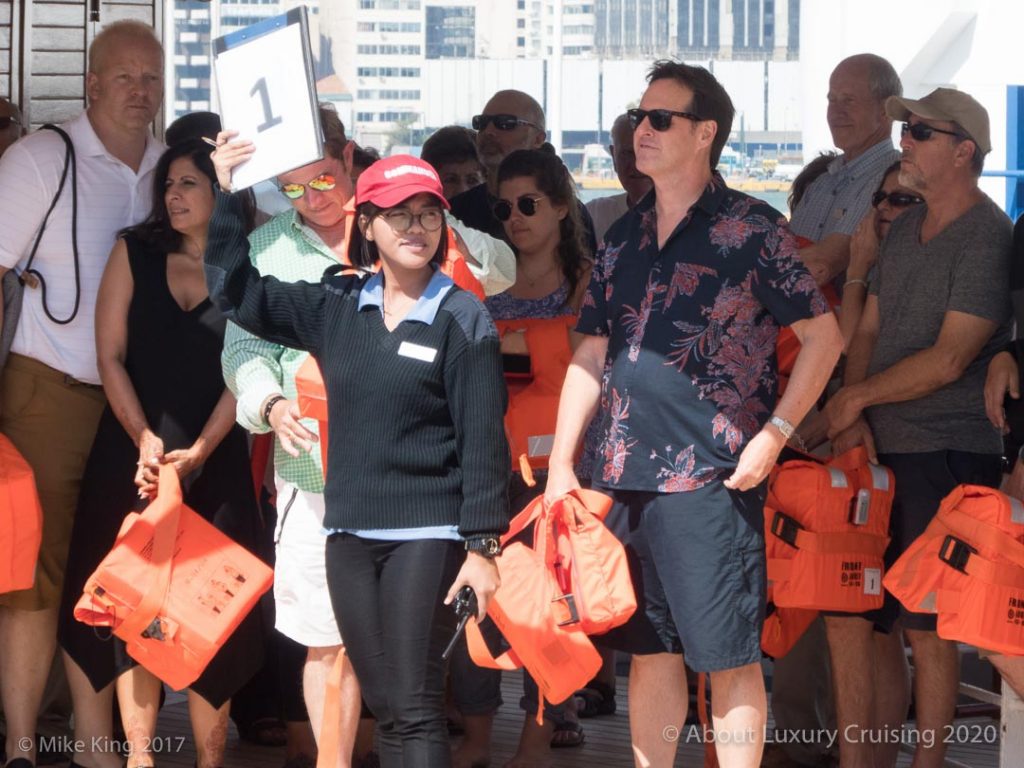 Muster Drill on Cruise Ship