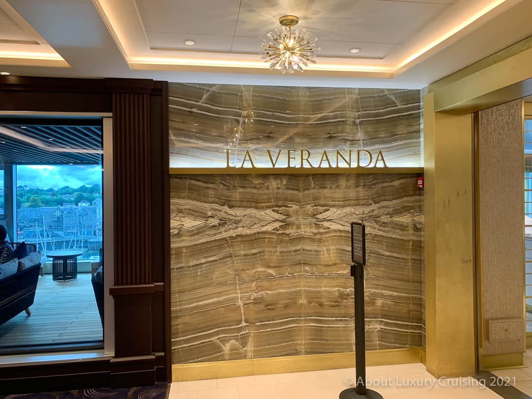 Lounge area Seven Seas Splendor Penthouse Suite