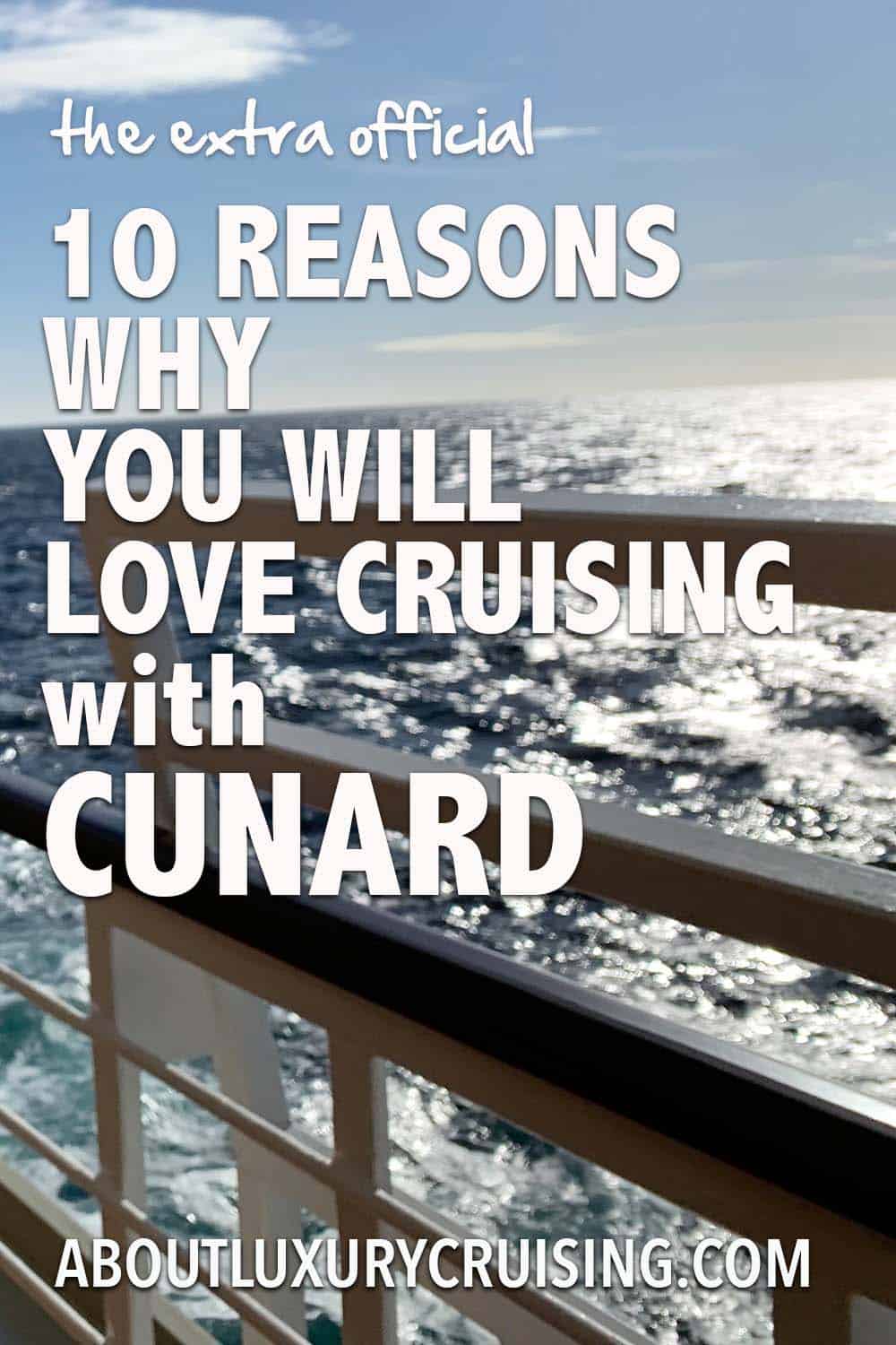 Reasons to cruise with cunard
