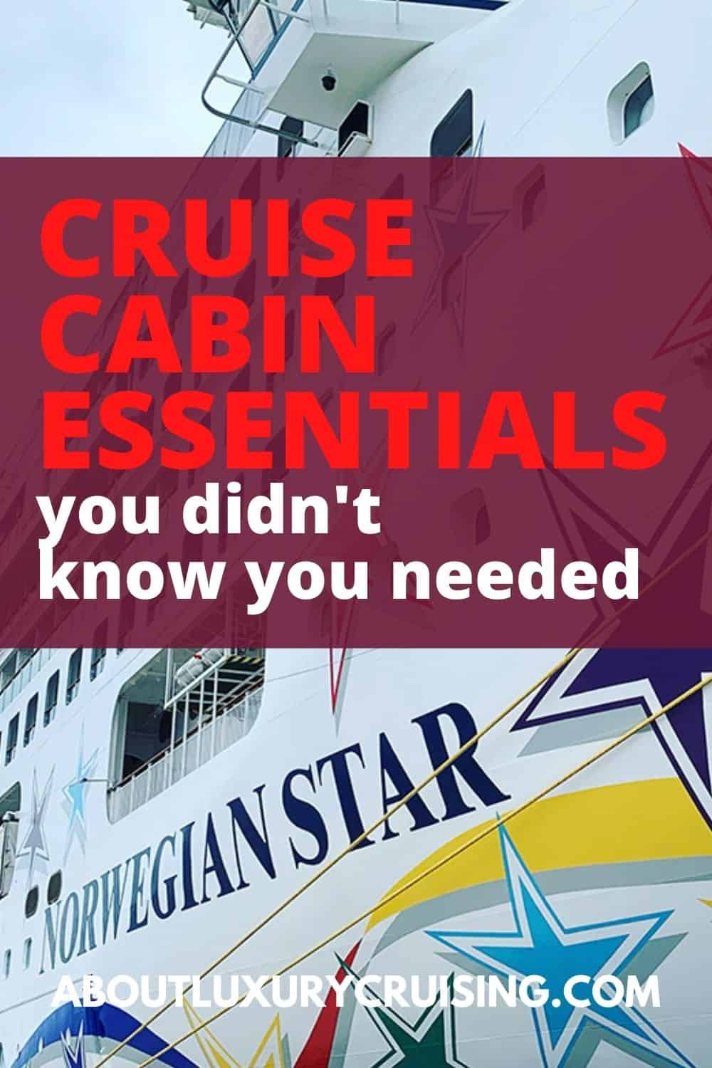 Cruise Cabin Essentials