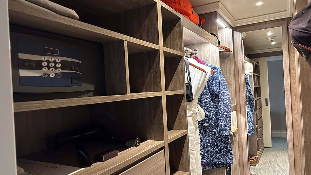 Seven Seas Grandeur Walk in Closet