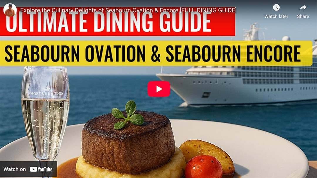 Seabourn Ovation Dining Guide Video