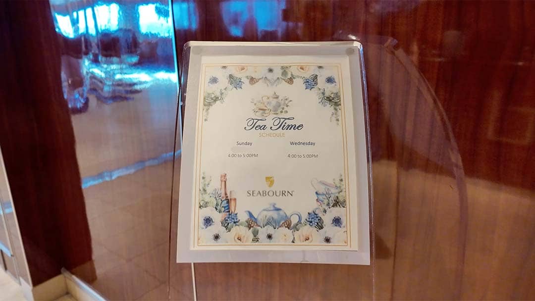 Seabourn Ovation Afternoon Tea
