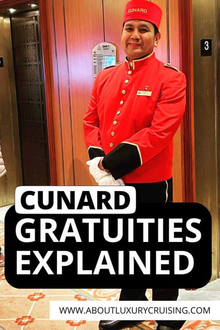 Cunard Gratuities