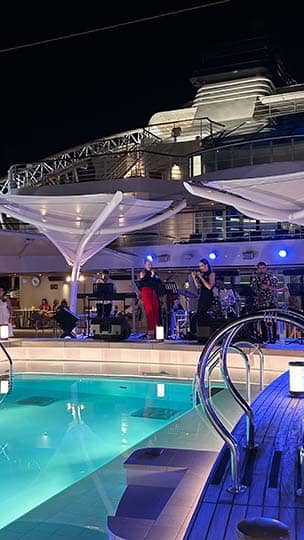 Pool Deck on Seabourn Ovation - intimate luxury at sea with no more than 600 guests